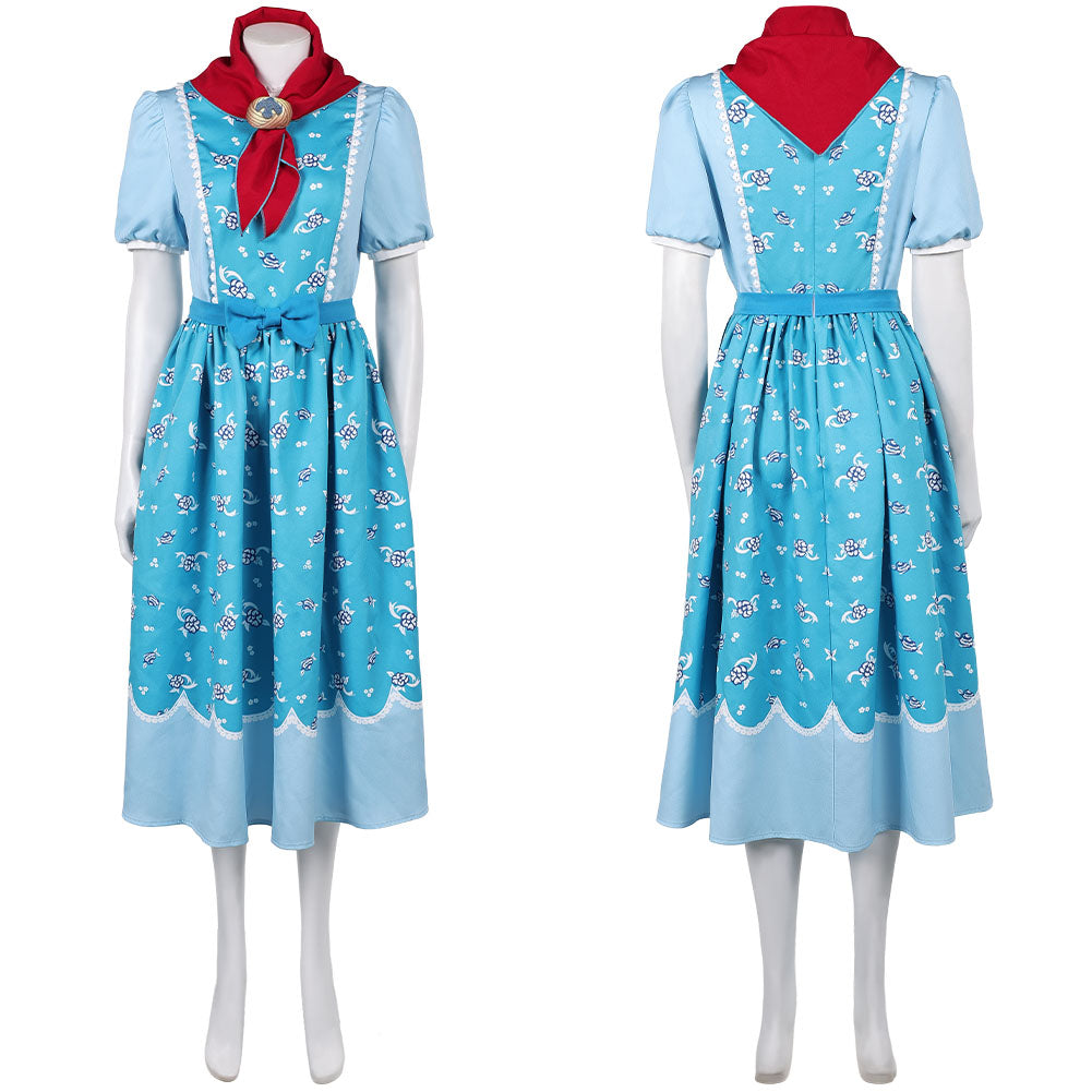 Stranger Things Saison 5 Holly Wheeler Robe Bleue Cosplay Costume