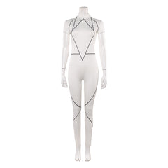 Stranger Things Saison 5 Kali Combinaison Blanche Cosplay Costume