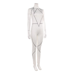 Stranger Things Saison 5 Kali Combinaison Blanche Cosplay Costume