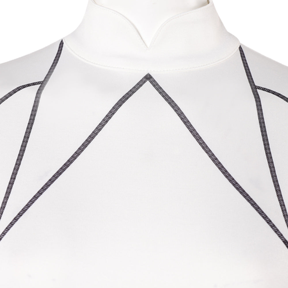 Stranger Things Saison 5 Kali Combinaison Blanche Cosplay Costume