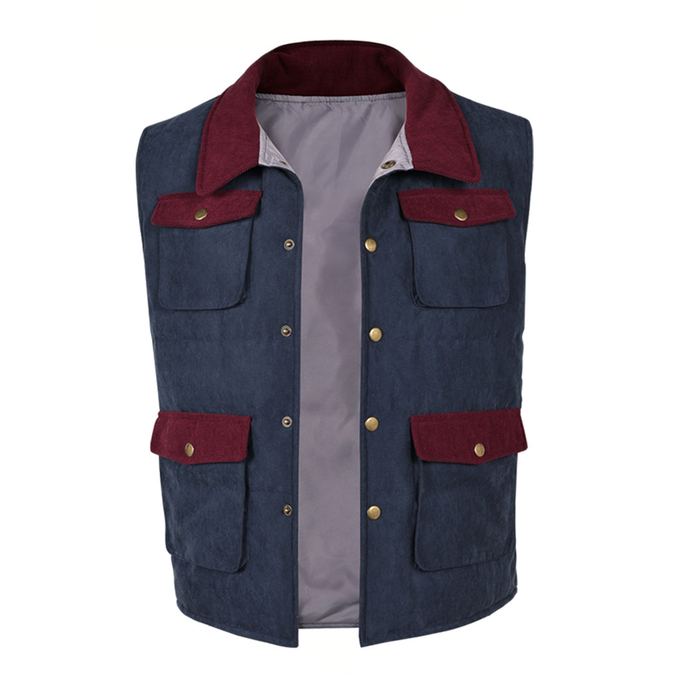 Stranger Things Saison 5 Will Byers Gilet Bleu Cosplay Costume