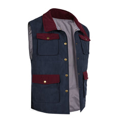 Stranger Things Saison 5 Will Byers Gilet Bleu Cosplay Costume