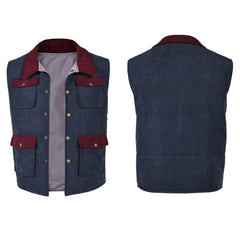 Stranger Things Saison 5 Will Byers Gilet Bleu Cosplay Costume