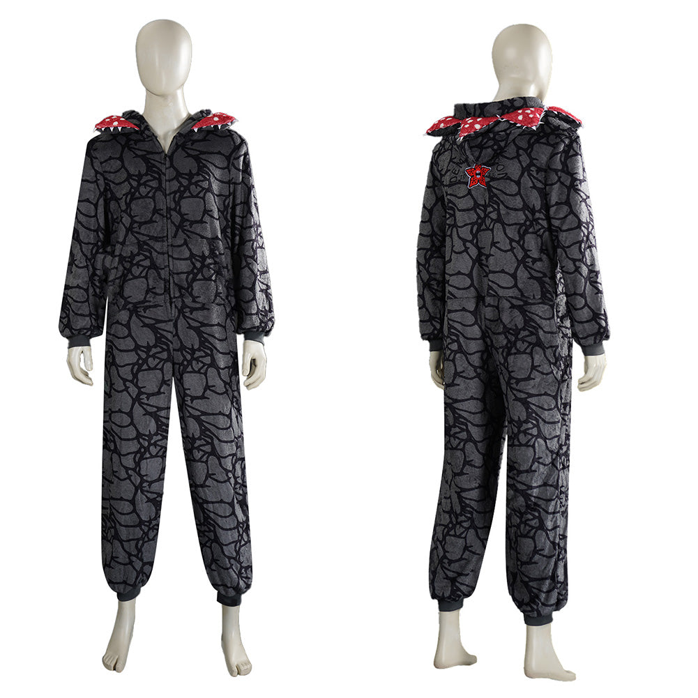 Stranger Things Saison 5(2025) Demogorgon Combinaison Grise Cosplay Costume