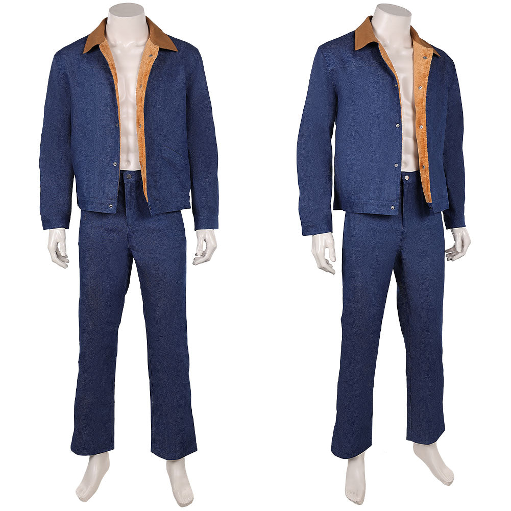 Stranger Things Saison 5(2025) Dmitri Antonov Tenu Bleu-Gris Cosplay Costume