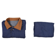 Stranger Things Saison 5(2025) Dmitri Antonov Tenu Bleu-Gris Cosplay Costume