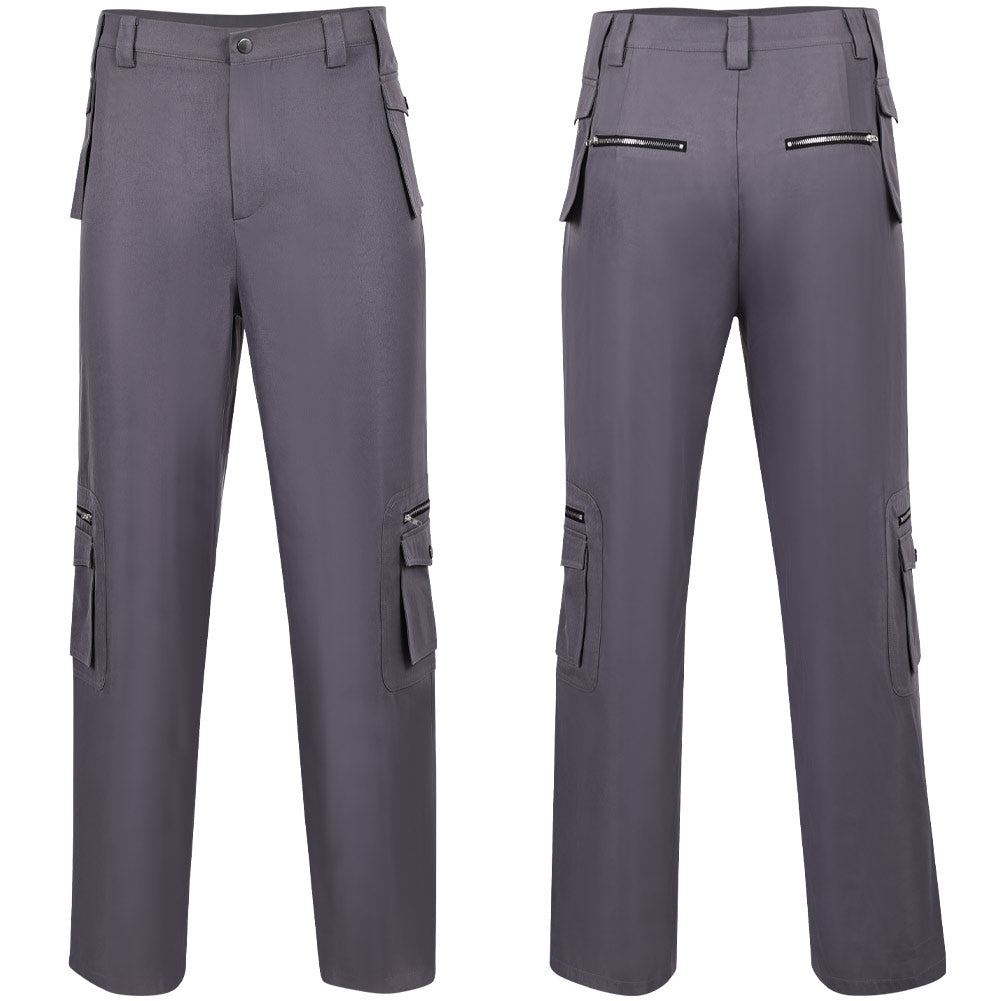 Stranger Things Saison 5(2025) Dustin Henderson Pantalon Gris Cosplay Costume