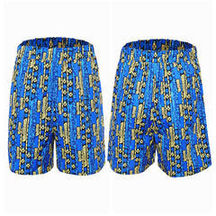 Stranger Things Saison 5(2025) Dustin Henderson Short Bleu Imprimé Cosplay Costume