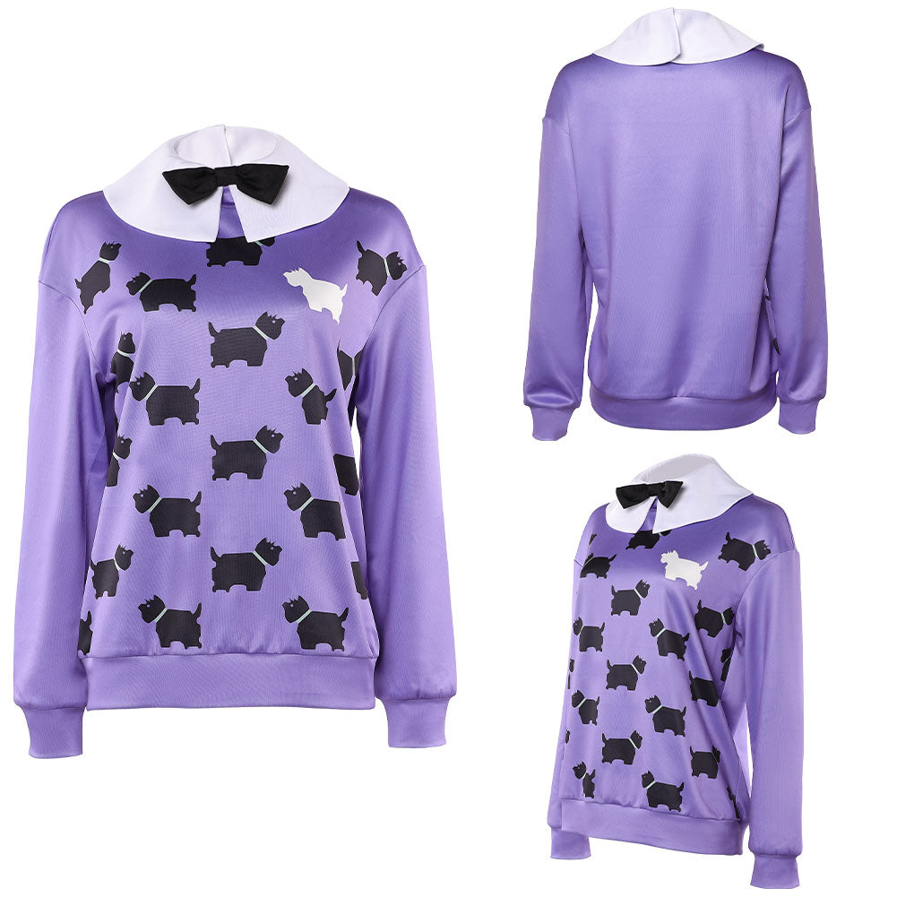 Stranger Things Saison 5(2025) Erica Haut Violet Cosplay Costume