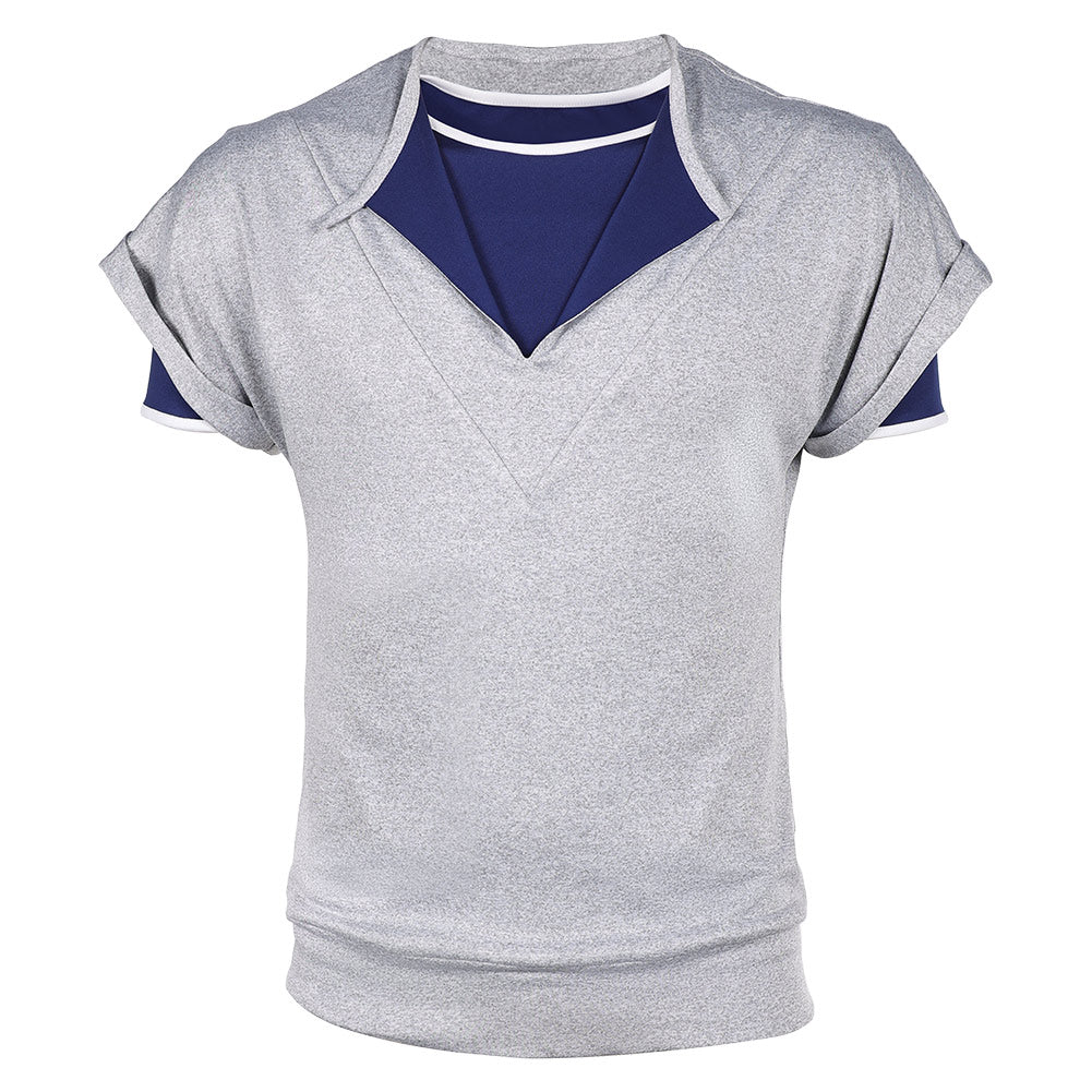 Stranger Things Saison 5(2025) Lucas Sinclair Haut Gris Cosplay Costume