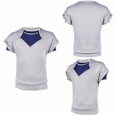 Stranger Things Saison 5(2025) Lucas Sinclair Haut Gris Cosplay Costume