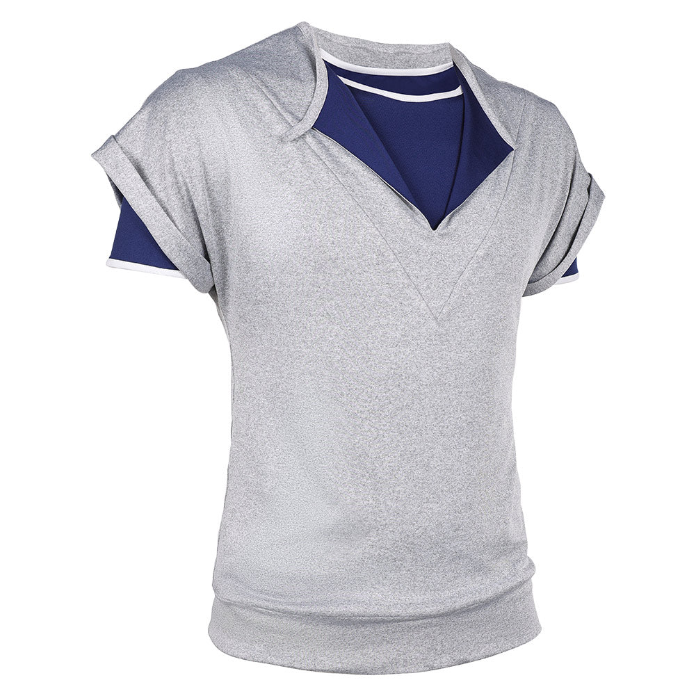 Stranger Things Saison 5(2025) Lucas Sinclair Haut Gris Cosplay Costume