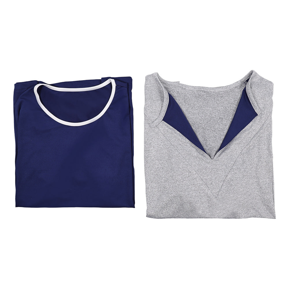 Stranger Things Saison 5(2025) Lucas Sinclair Haut Gris Cosplay Costume