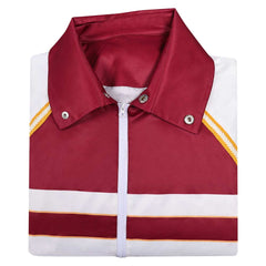 Stranger Things Saison 5(2025) Lucas Sinclair Veste Rouge et Blanche Cosplay Costume