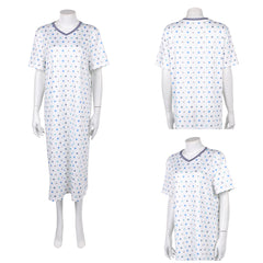 Stranger Things Saison 5(2025) Max Mayfield Robe Blanche à Pois Cosplay Costume