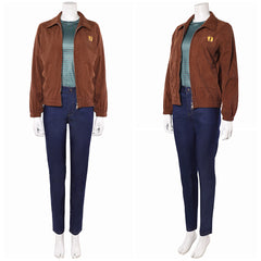 Stranger Things Saison 5(2025) Max Mayfield Tenue Brune et Bleue Cosplay Costume