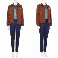 Stranger Things Saison 5(2025) Max Mayfield Tenue Brune et Bleue Cosplay Costume