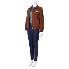 Stranger Things Saison 5(2025) Max Mayfield Tenue Brune et Bleue Cosplay Costume