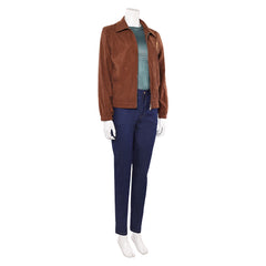 Stranger Things Saison 5(2025) Max Mayfield Tenue Brune et Bleue Cosplay Costume