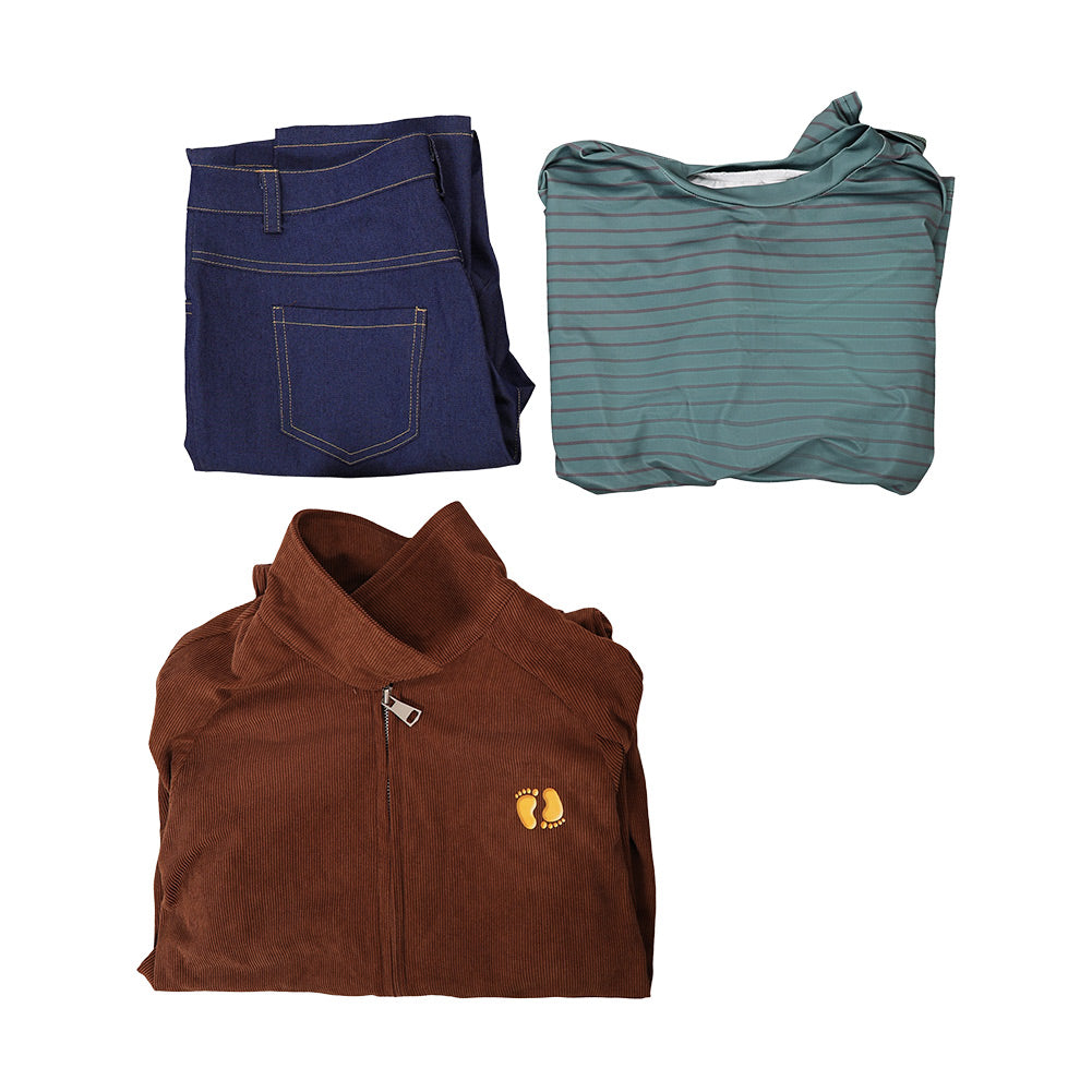 Stranger Things Saison 5(2025) Max Mayfield Tenue Brune et Bleue Cosplay Costume