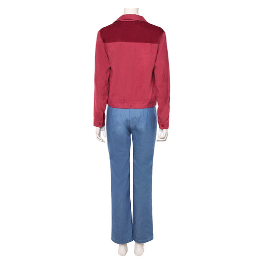 Stranger Things Saison 5(2025) Max Mayfield Tenue Rouge et Bleue Cosplay Costume
