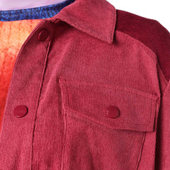 Stranger Things Saison 5(2025) Max Mayfield Tenue Rouge et Bleue Cosplay Costume