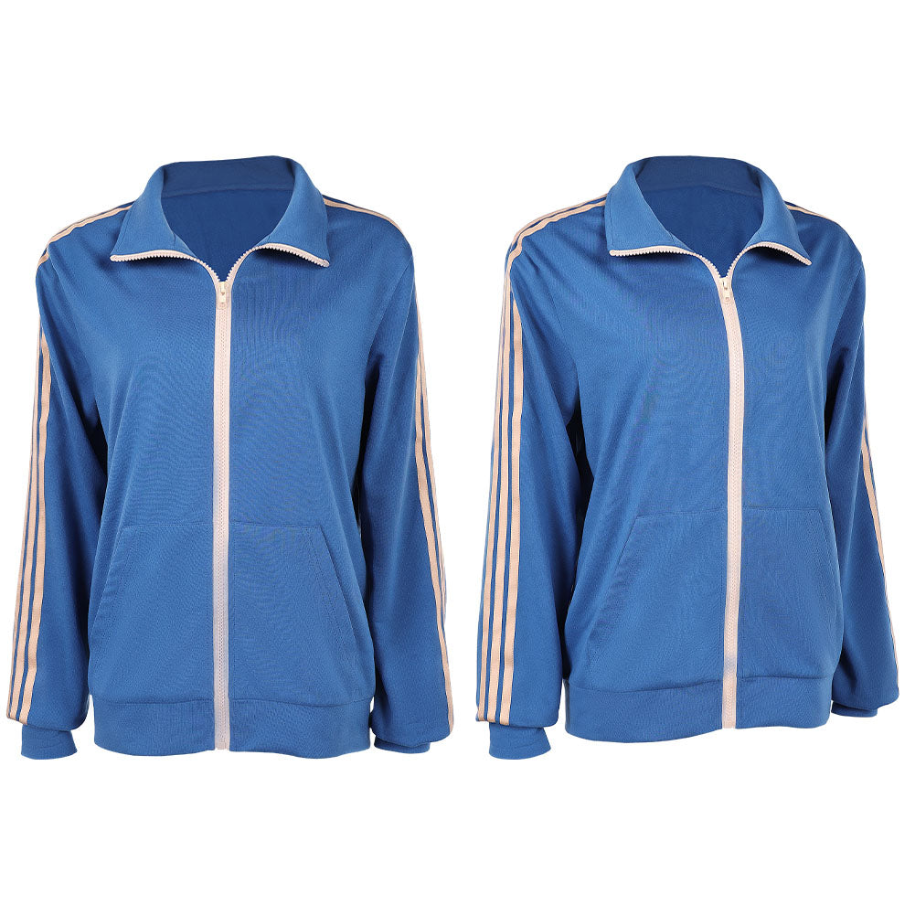 Stranger Things Saison 5(2025) Max Mayfield Veste Bleue Cosplay Costume