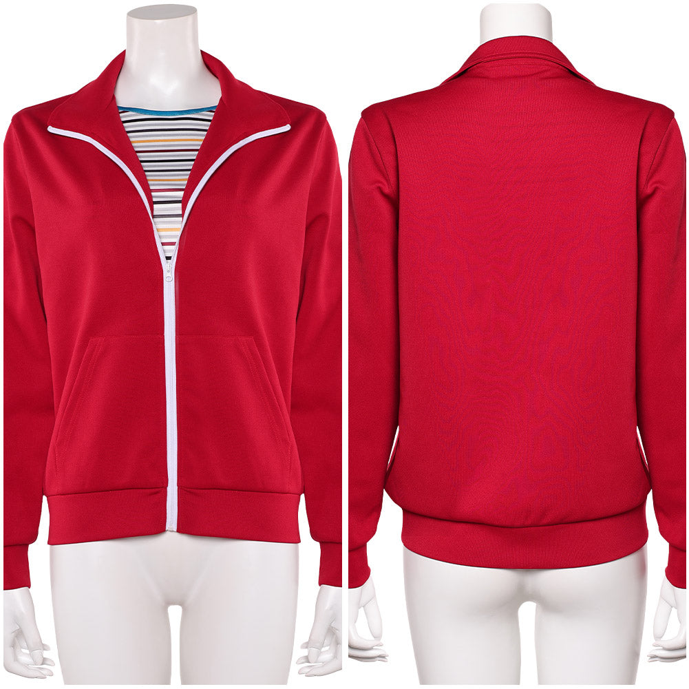 Stranger Things Saison 5(2025) Max Mayfield Veste Rouge Cosplay Costume