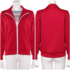 Stranger Things Saison 5(2025) Max Mayfield Veste Rouge Cosplay Costume