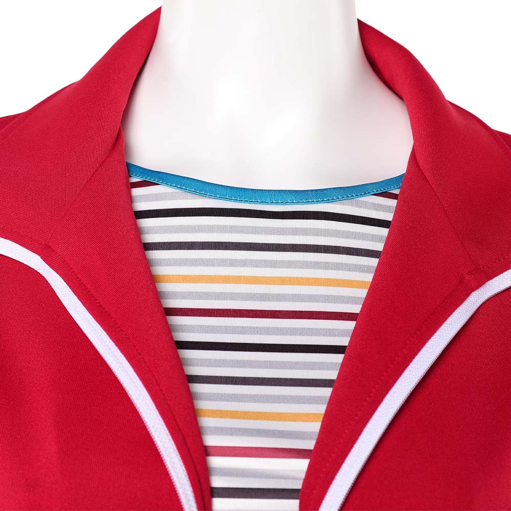 Stranger Things Saison 5(2025) Max Mayfield Veste Rouge Cosplay Costume