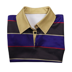 Stranger Things Saison 5(2025) Mike Wheeler Gilet Rayé Violet et Noir Cosplay Costume