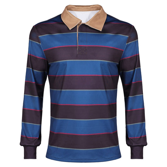 Stranger Things Saison 5(2025) Mike Wheeler Haut à Rayures Cosplay Costume