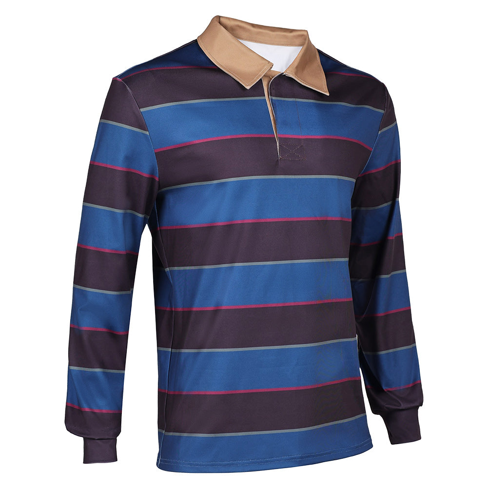 Stranger Things Saison 5(2025) Mike Wheeler Haut à Rayures Cosplay Costume