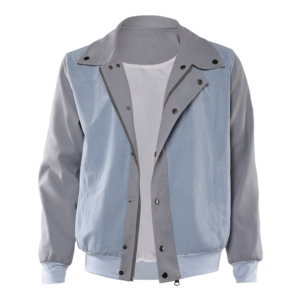 Stranger Things Saison 5(2025) Mike Wheeler Veste Grise Cosplay Costume