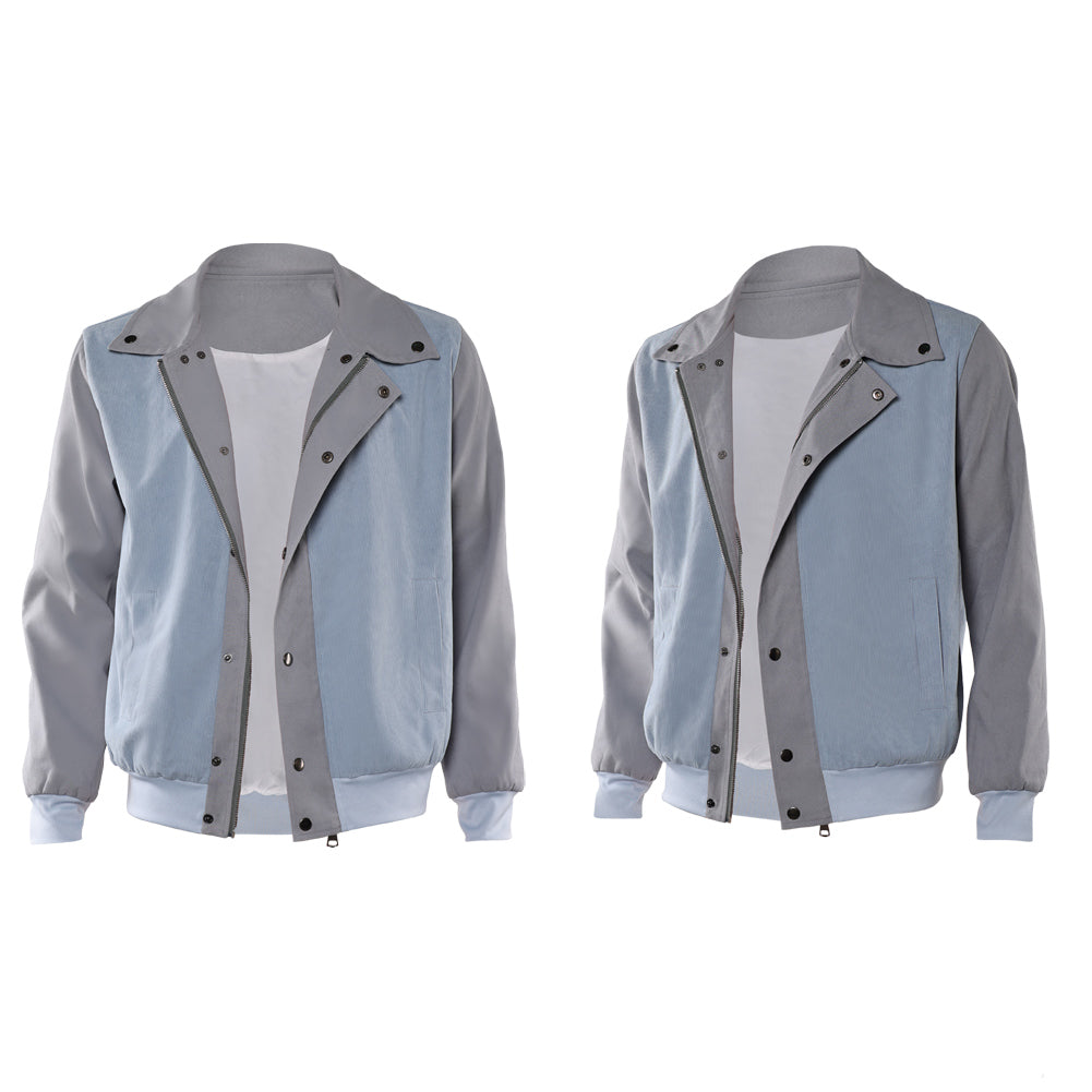 Stranger Things Saison 5(2025) Mike Wheeler Veste Grise Cosplay Costume