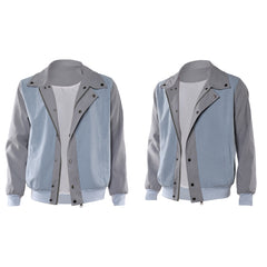 Stranger Things Saison 5(2025) Mike Wheeler Veste Grise Cosplay Costume