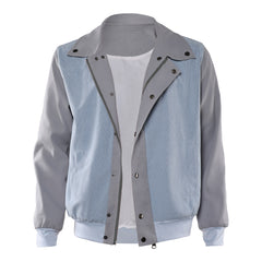 Stranger Things Saison 5(2025) Mike Wheeler Veste Grise Cosplay Costume