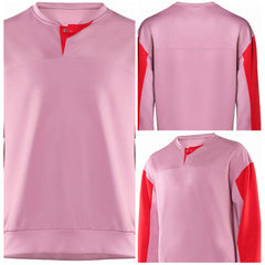 Stranger Things Saison 5(2025) Steve Harrington Sweat-shirt Rose et Rouge Cosplay Costume