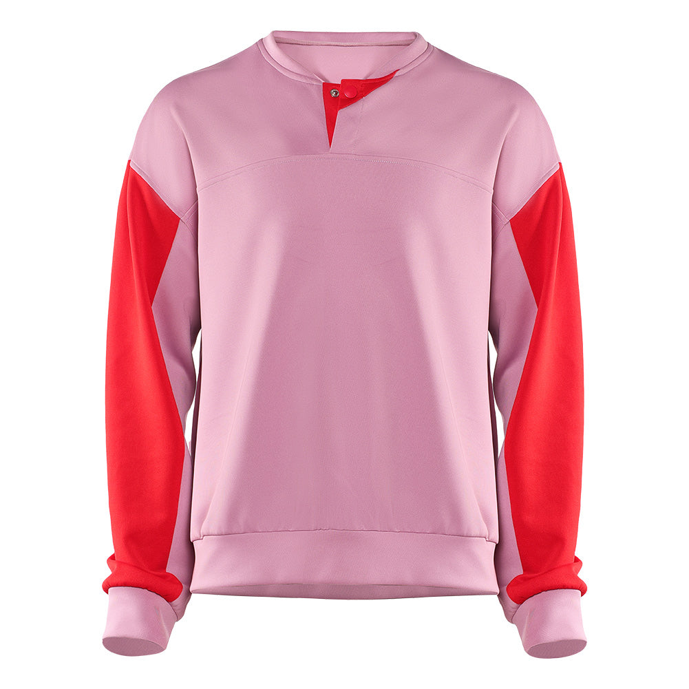 Stranger Things Saison 5(2025) Steve Harrington Sweat-shirt Rose et Rouge Cosplay Costume