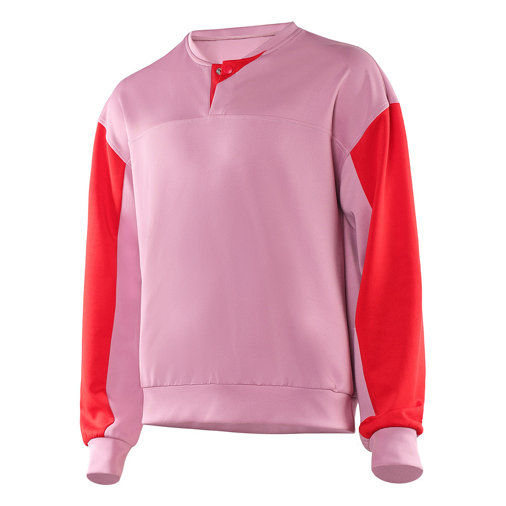 Stranger Things Saison 5(2025) Steve Harrington Sweat-shirt Rose et Rouge Cosplay Costume