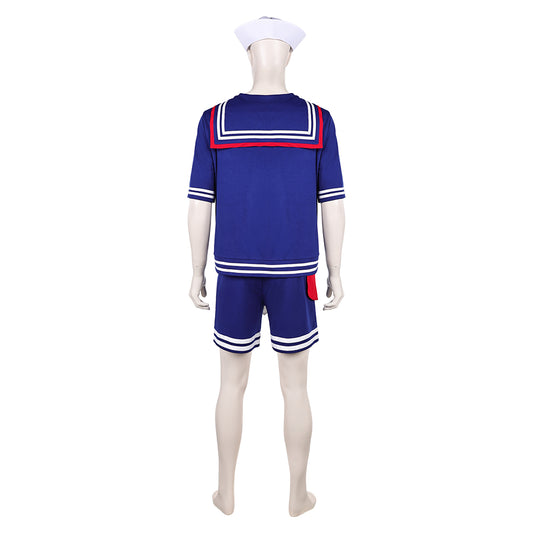 Stranger Things Saison 5(2025) Steve Harrington Tenu de Marin Bleue Cosplay Costume