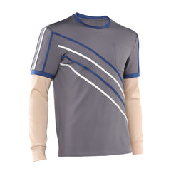 Stranger Things Saison 5(2025) Will Byers Haut Gris et Bleu Cosplay Costume