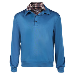 Stranger Things Saison 5(2025) Will Byers Sweat-shirt Bleu Faux Deux-pièces Cosplay Costume