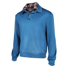 Stranger Things Saison 5(2025) Will Byers Sweat-shirt Bleu Faux Deux-pièces Cosplay Costume