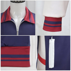 Stranger Things Saison 5(2025) Will Byers Veste Bleue et Beige Cosplay Costume Ver.2