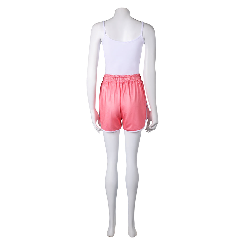 Street Fighter 6 Mai Shiranui Tenue Blanche et Rose Cosplay Costume
