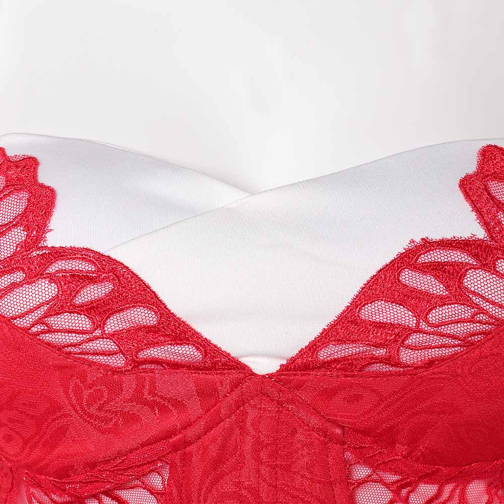 Street Fighter 6 Mai Shiranui Tenue Rouge avec Cape Cosplay Costume