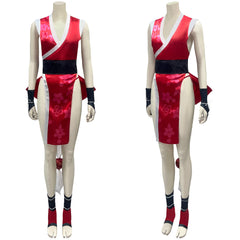 Street Fighter 6 Mai Shiranui Tenue Rouge Cosplay Costume