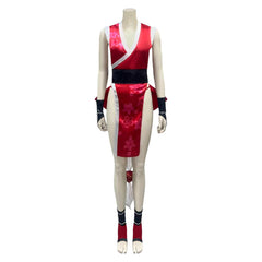 Street Fighter 6 Mai Shiranui Tenue Rouge Cosplay Costume