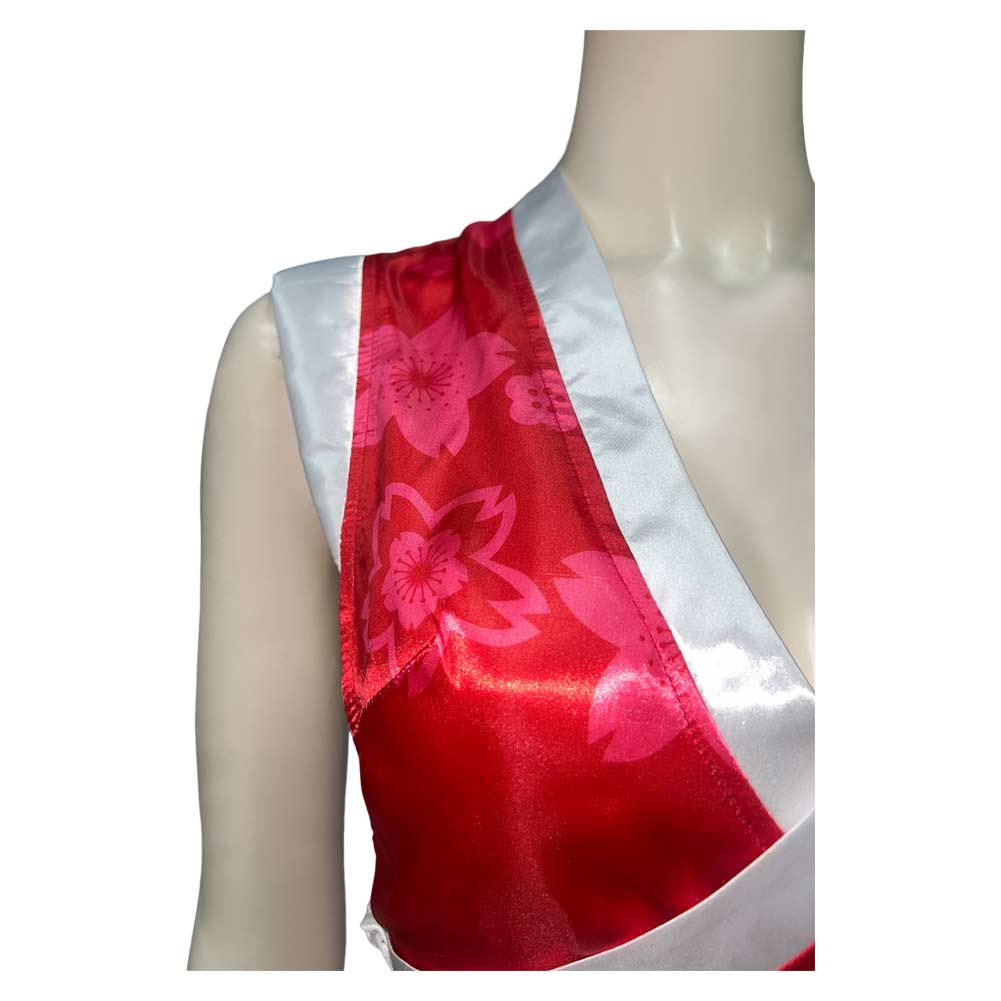 Street Fighter 6 Mai Shiranui Tenue Rouge Cosplay Costume